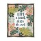 Stupell Industries Life's A Beach Phrase Black Framed Floater Canvas Wall Art